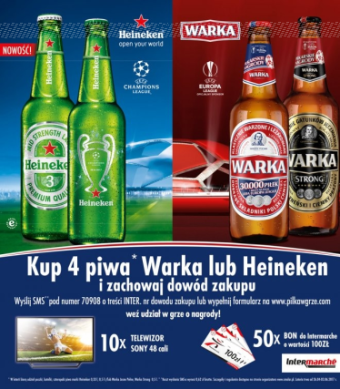 Loteria "Piłka w grze" Intermarche, 18+