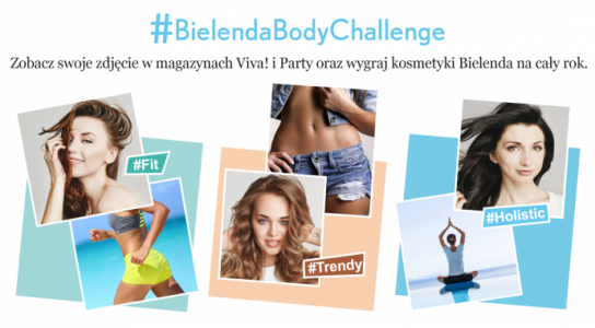 Konkurs "Podejmij wyzwanie #BielendaBodyChallenge i wygraj atrakcyjne nagrody od marki Bielenda"