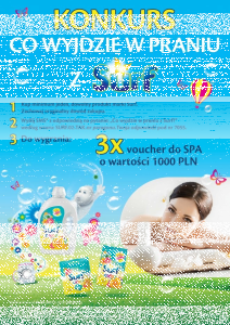 Konkurs "Świeżość wygranej wychodzi w praniu" Drogerie Jawa