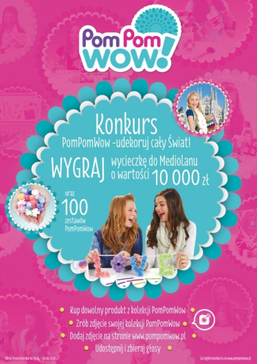 Konkurs fotograficzny "PomPomWow-Udekoruj cały Świat"