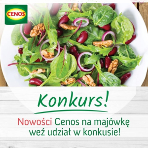 Konkurs "Nowości Cenos na majówkę"