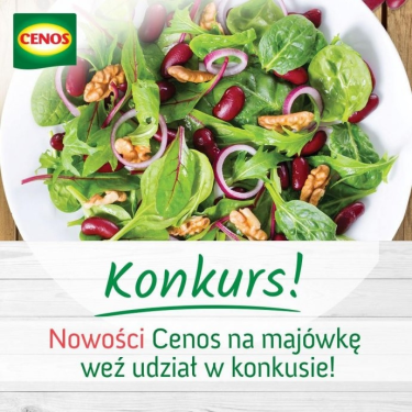 Konkurs "Nowości Cenos na majówkę"