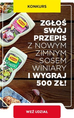 Konkurs "Przepis  miesiąca – Zimne Sosy"