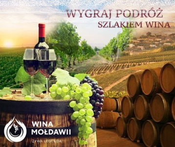 Konkurs "Mołdawii – gotowi posmakować żywej legendy Mołdawii?" 18+