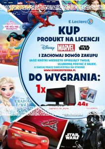 Konkurs "Ulubiona postać z bajek Disneya" E.LECLERC