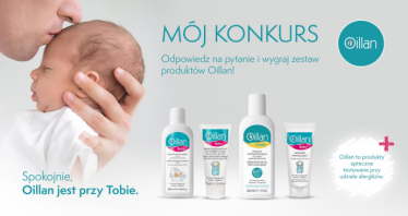Wygraj Oillan Baby kosmetyki dla dzieci