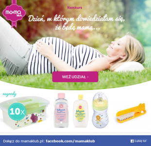 Konkurs "Dzień, w którym dowiedziałam się, że będę mamą... - edycja maj'17"