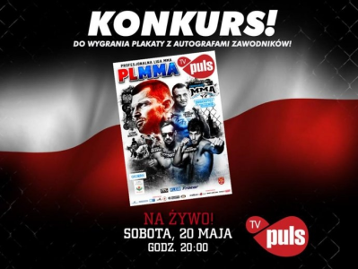 Wygraj plakat z autografami zawodników MMA Pulst TV do 20:00