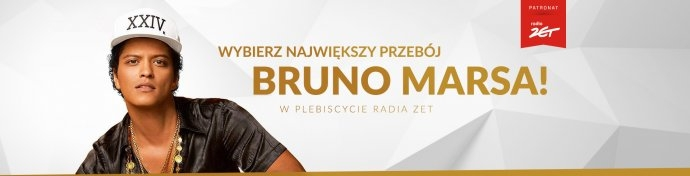Wygraj bilety na koncert Bruno Marsa, Kraków