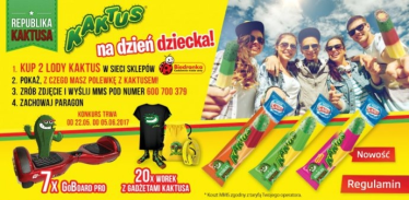 Konkurs "Kaktus na dzień dziecka" Biedronka