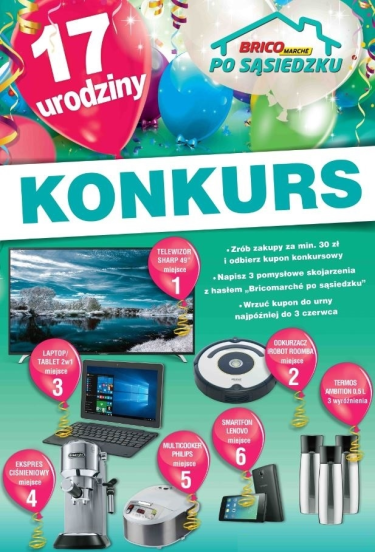 Konkurs urodzinowy Bricomarché