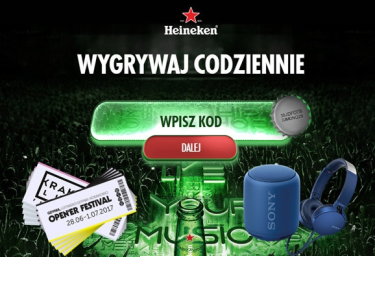 Konkurs "Heineken Live Your Music 2017" 18+