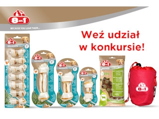 Konkurs "Spraw przyjemność swojemu Psu z marką 8in1" do godz. 20:00