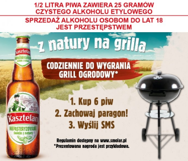 Konkurs "Udane grillowanie z Kasztelanem" Delikatesy Centrum