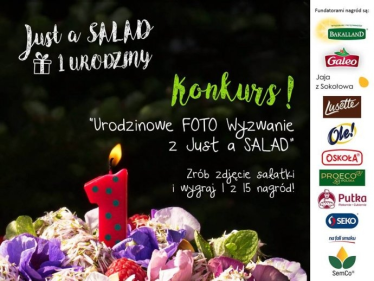 Konkurs "Urodzinowe FOTO Wyzwanie z Just a SALAD"