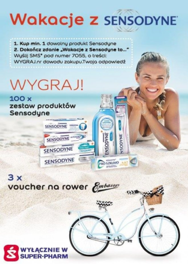 Konkurs "Wakacje z Sensodyne" Super-Pharm