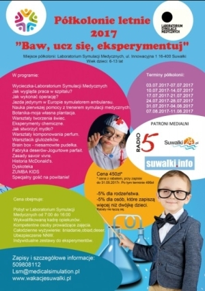 Wygraj zaproszenie na półkolonie od Laboratorium Symulacji Medycznych