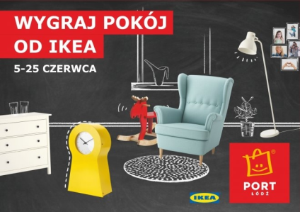 Loteria "Wygraj pokój od IKEA" Port Łódź