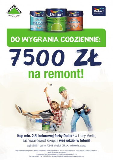 Loteria "Dulux w Leroy Merlin"