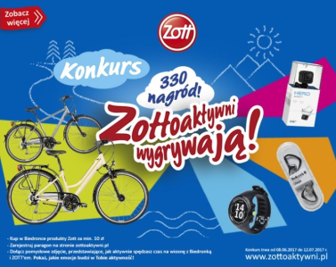 Konkurs "Zottoaktywni" Biedronka