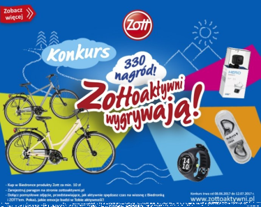 Konkurs "Zottoaktywni" Biedronka