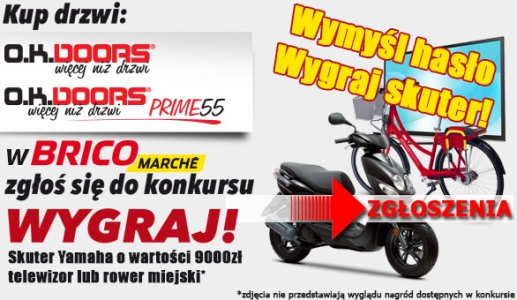 Wymyśl hasło  – wygraj skuter w Bricomarche