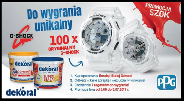 Konkurs "Promocja, że szok – emulsje białe Dekoral" Bricomarche