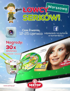 Konkurs fotograficzny "Łowcy Serków" Warszawa