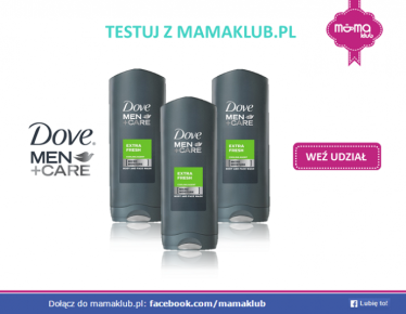 Konkurs "Testuj Dove MEN + CARE z mamaklub.pl"
