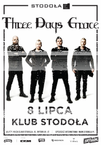 Wygraj zaproszenie na koncert Three Days Grace w Warszawie! do godz. 12:00