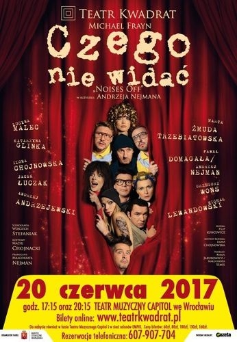Konkurs "Teatr Kwadrat: Czego nie widać" Wrocław, do godz. 9:00