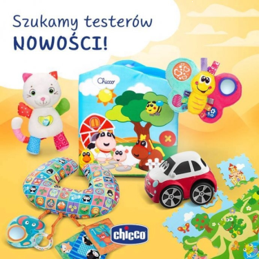 Konkurs "Zostań testerem zabawek Chicco"