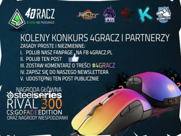 Wygraj myszkę Steelseries Rival 300 CS:GO Fade Edition