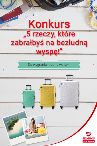 Konkurs "Spakuj walizkę na bezludną wyspę"