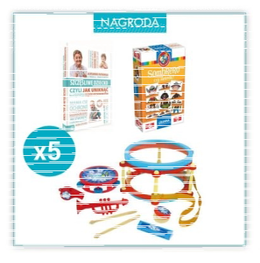 Wygraj zabawki dla dziecka, gry i książki