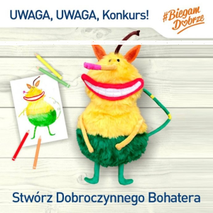 Konkurs dla dzieci "Narysuj biegowego Dobroczynnego Bohatera"