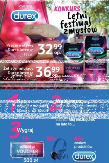 Konkurs "Letni festiwal zmysłów" w Tesco