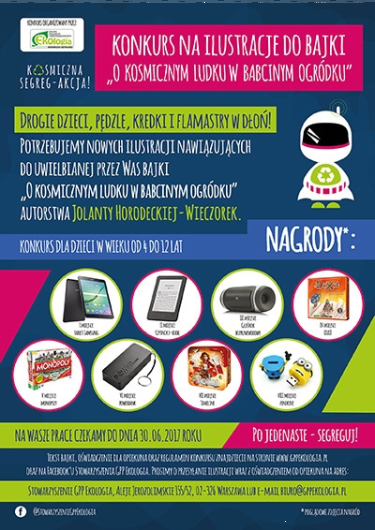 Konkurs dla dzieci "Kosmiczna Segreg-Akcja"