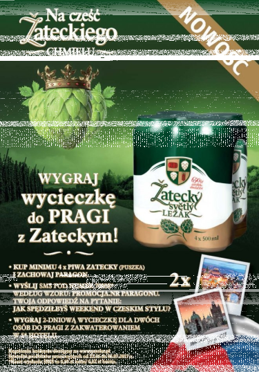 Konkurs "Weekend w czeskim stylu" Tesco, 18+