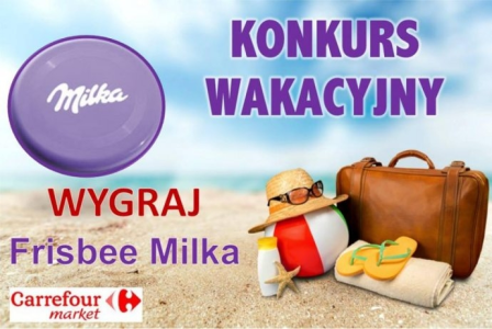 Wygraj fioletowe frisbee Milka