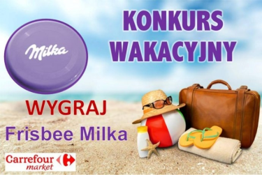 Wygraj fioletowe frisbee Milka