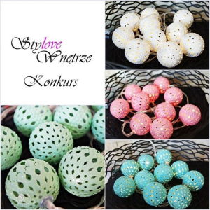 Wygraj metalowe lampki ledowe ażurowe do godz 09:00