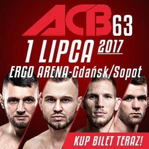 Konkurs "Gala MMA ACB 63 -  Ergo Arena Gdańsk"