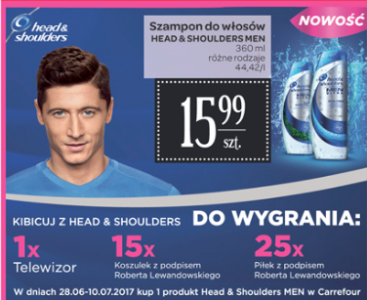Konkurs "Kibicuj z Head & Shoulders" w wybranych sklepach Carrefour