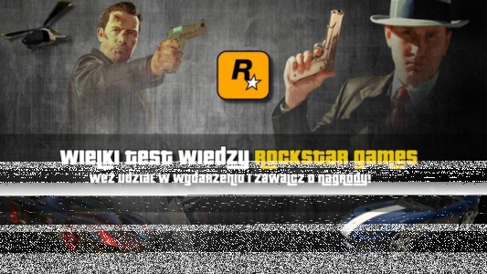 Konkurs "Test Wiedzy Rockstar Games" etapy