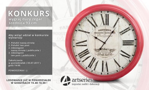 Wygraj wiszący zegar