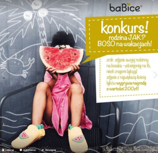 Konkurs fotograficzny "Boso na wakacjach"