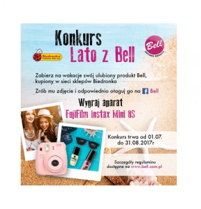 Konkurs fotograficzny "Lato z Bell" w Biedronce