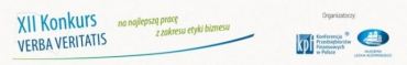 Konkurs na najlepszą pracę z zakresu etyki biznesu