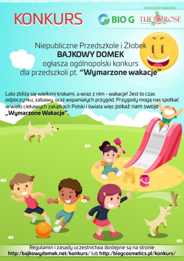 Ogólnopolski konkurs plastyczny "Wymarzone Wakacje"